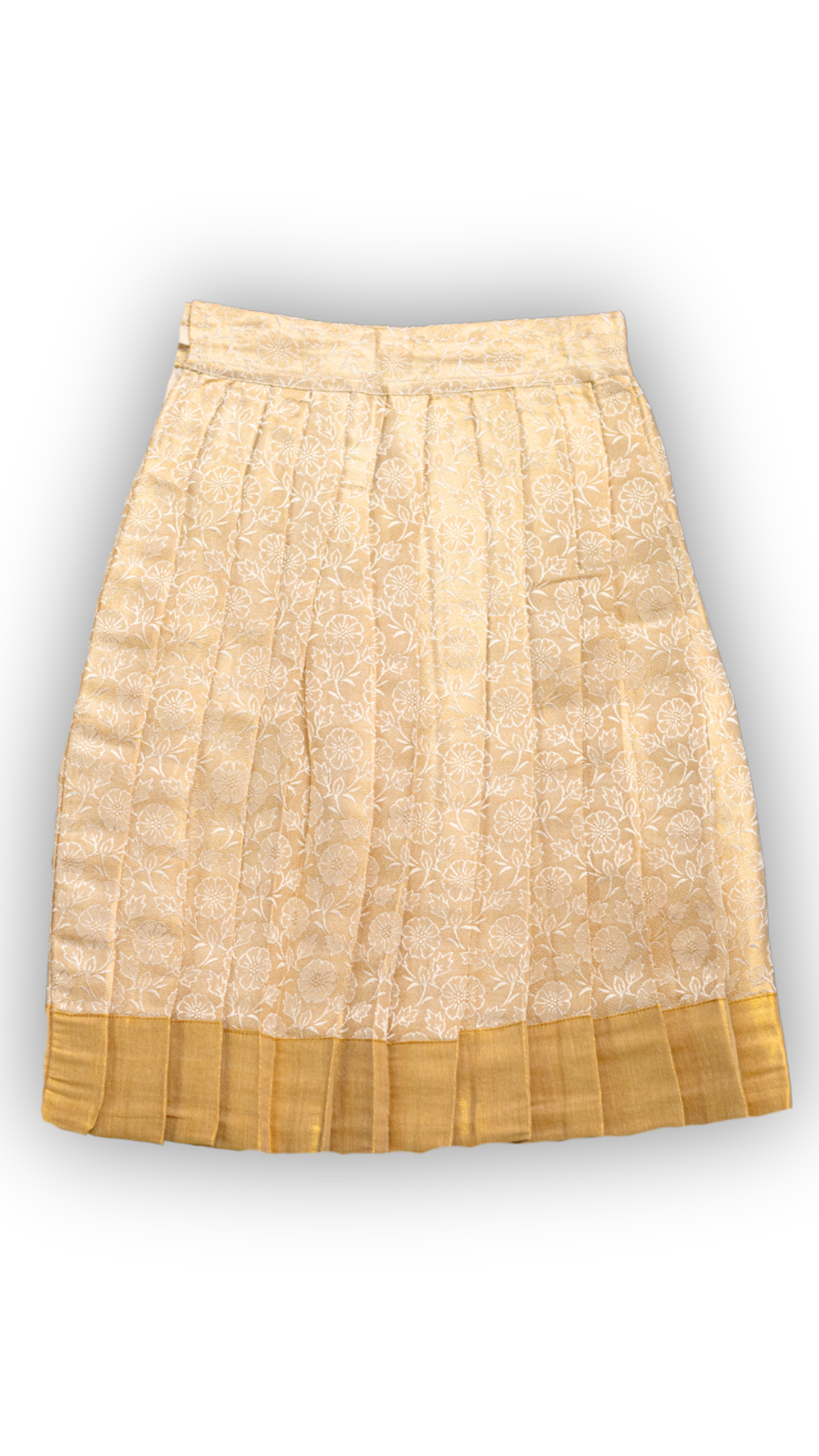 Ivory Kasavu – Festive Skirt & Top Set