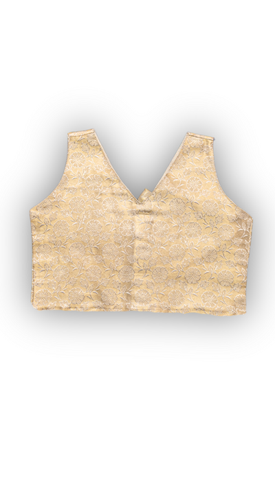 Ivory Kasavu – Festive Skirt & Top Set