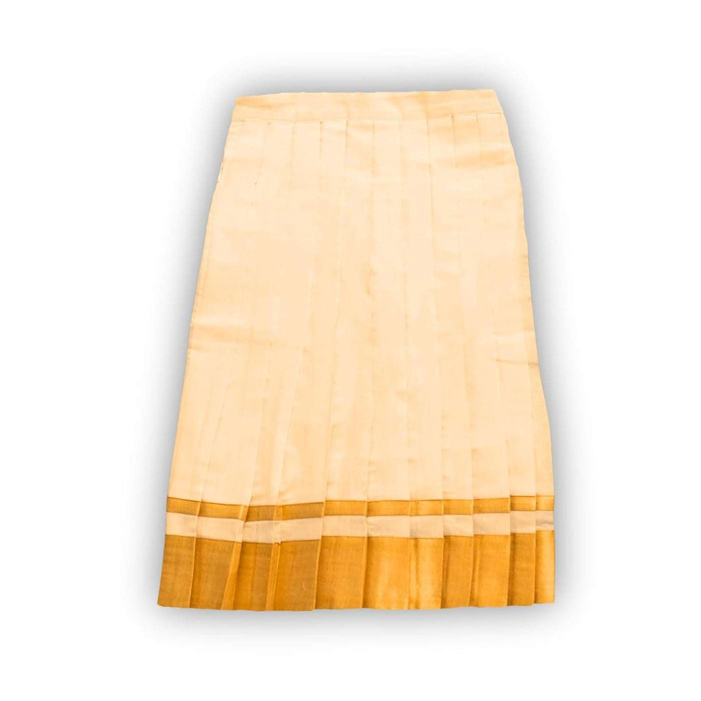 Skirt & Top Set for Girls: Traditional Onam Attire From NutsClothing | Embroidery - Kasavu | For Ages 6 Months to 7 Years